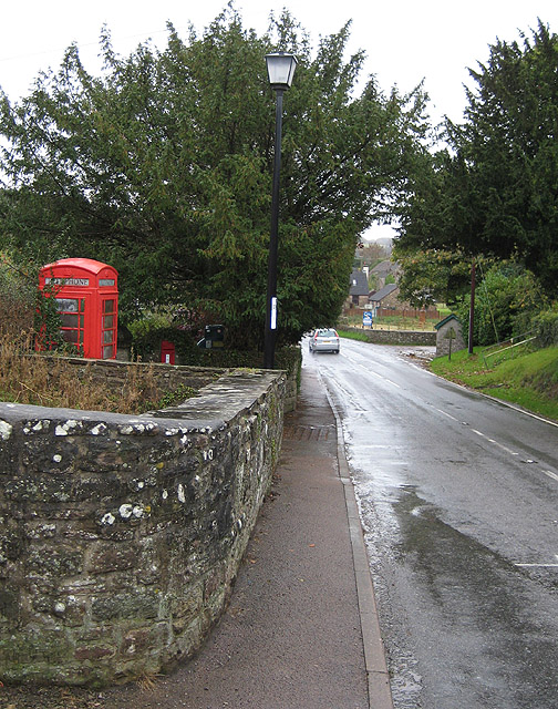 Phone Box Trellech Pauline E Geograph Britain And Ireland