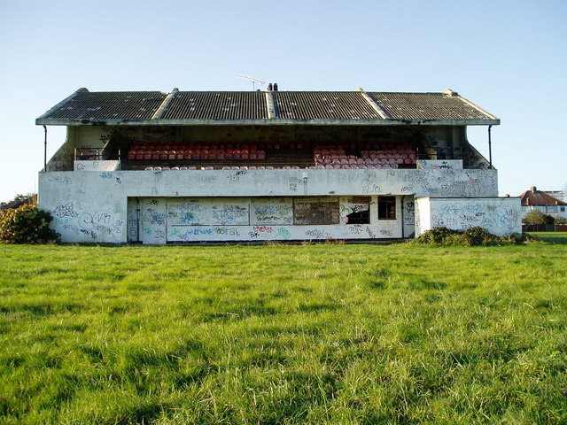 abandoned football grounds