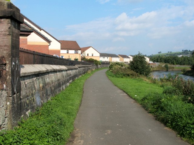 Cycle Route At Stirling Street Lairich Rig Cc By Sa Geograph