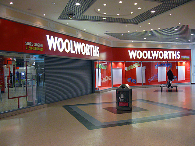 Telford Town Centre. Woolworths Telford Town Centre