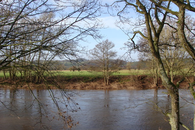 River Usk On A January Morning Ruth Sharville Cc By Sa 2 0