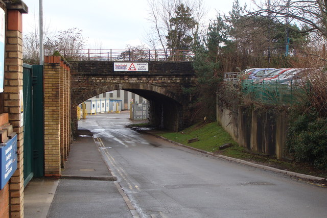 Railway Bridge And Road To Fairfield Ruth Sharville Cc By Sa