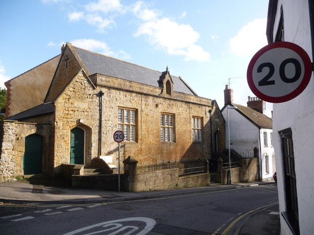 Ilminster: old school house in North Street