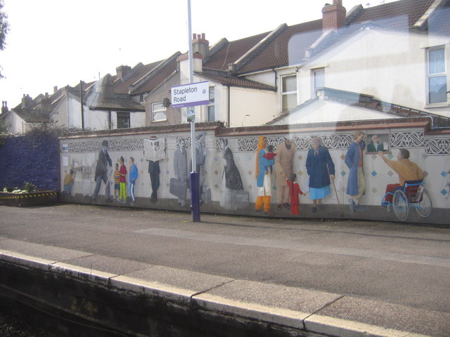 Bristol Stapleton Road Railway Station Mural (2)