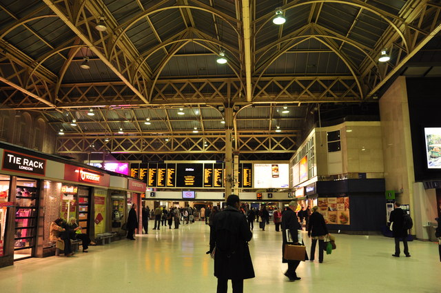 Charing Cross Interior Night Geograph 1201353 By Mj Reilly