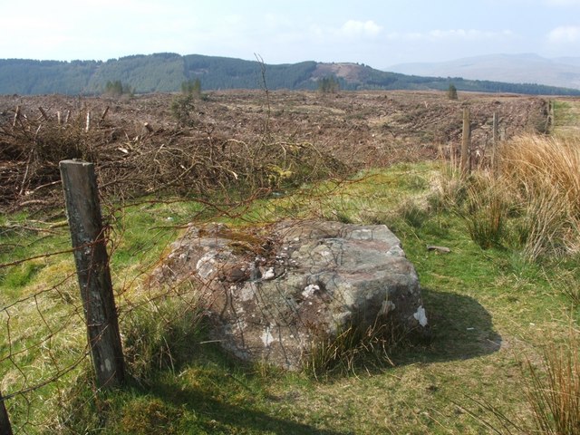 The Cross Stone Lairich Rig Geograph Britain And Ireland