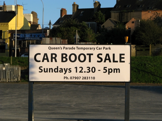 For Sale Car Sign. Car boot sale sign,