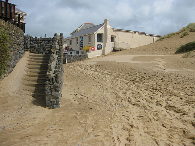 Sandy Steps Croyde Bay Pauline E Cc By Sa Geograph Britain