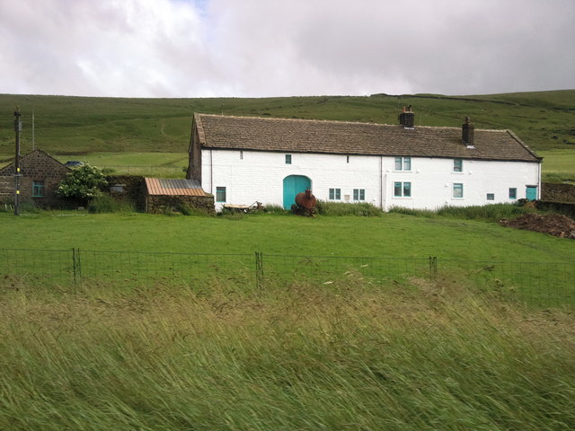 SE0316 : Stott Hall Farm commonly known as The Little House on The Prairie. near to Booth Wood, Calderdale, Great Britain. Stott Hall Farm commonly known as 