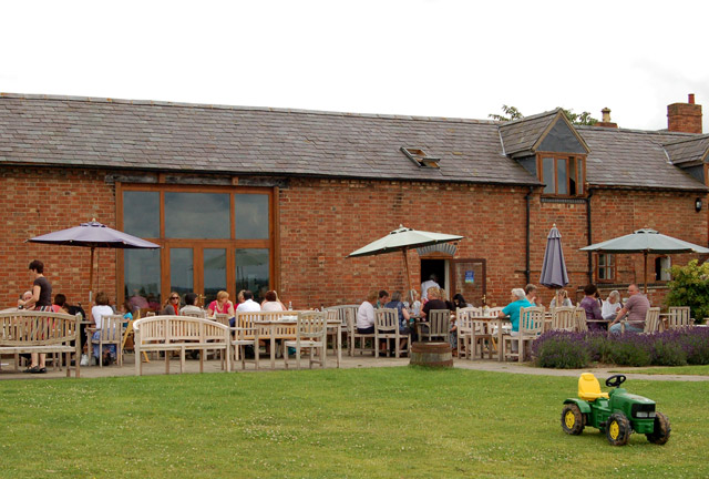 Tea On The Terrace At Hilltop Farm Cafe © Andy F Geograph Britain