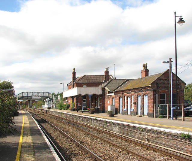 Acle Railway Station Evelyn Simak Geograph Britain And Ireland