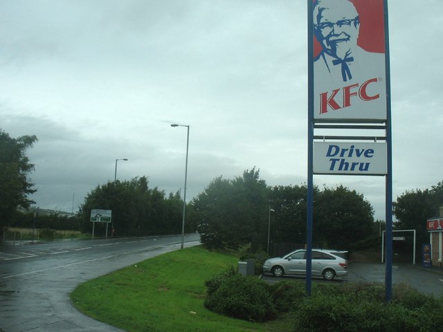 KFC Drive Thru at Bradley Way, Strabane © Eric Jones cc-by-sa/2.0