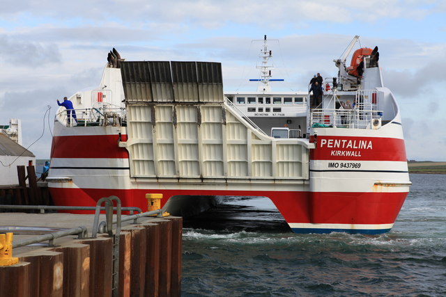 MV Pentalina Docking At St. Margaret's... © Calum McRoberts :: Geograph ...