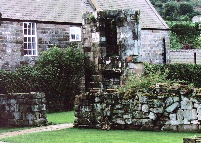 The remains of Rosedale Abbey This 