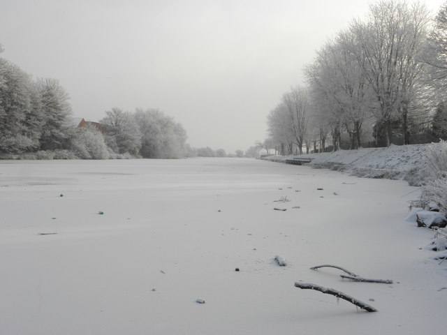 river bann frozen