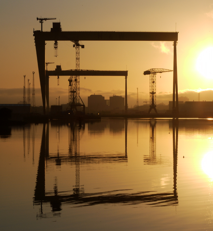 The Most Famous Cranes In Belfast Rossographer Geograph Ireland