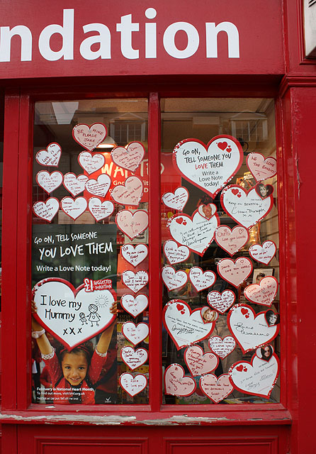 Happy Valentine's Day © Pauline E cc-by-sa/2.0 :: Geograph Britain and