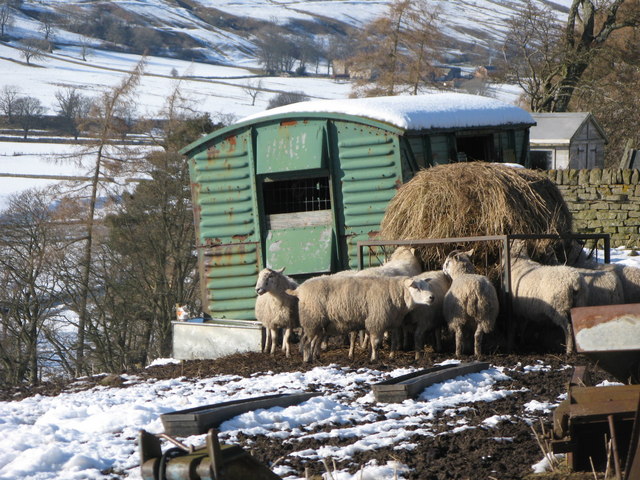 Old Railway Goods Van At Farneyside Mike Quinn Geograph