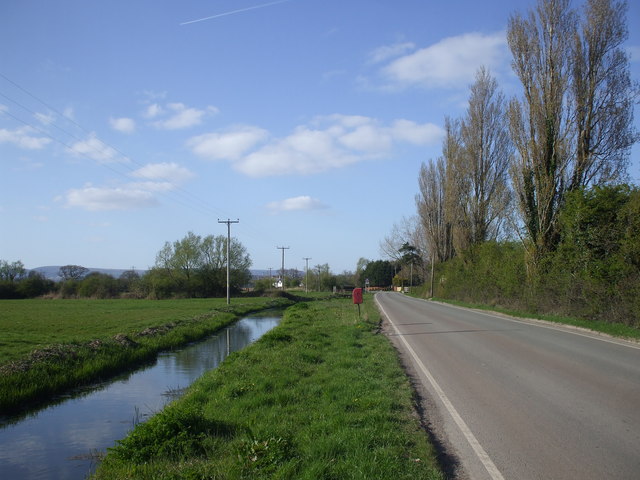 Mail Box Beside The B4239 John Lord Geograph Britain And Ireland