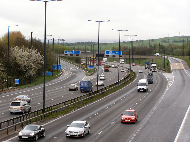 M62 Junction 20 © David Dixon Cc By Sa20 Geograph Britain And Ireland