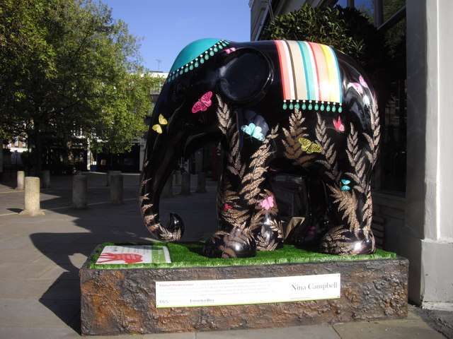 Indian Elephant at London's Elephant Parade