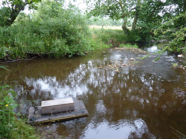 Mink Trap On River Manifold © Peter Barr :: Geograph Britain And Ireland