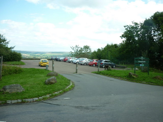 The car park at Clay Bank © Ian S :: Geograph Britain and Ireland