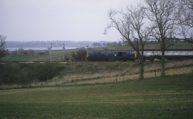 Train Across The Fields Near Wrabness Roger Geach Cc By Sa