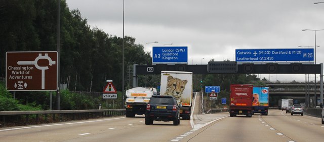 M25 Junction 10 © N Chadwick Geograph Britain And Ireland