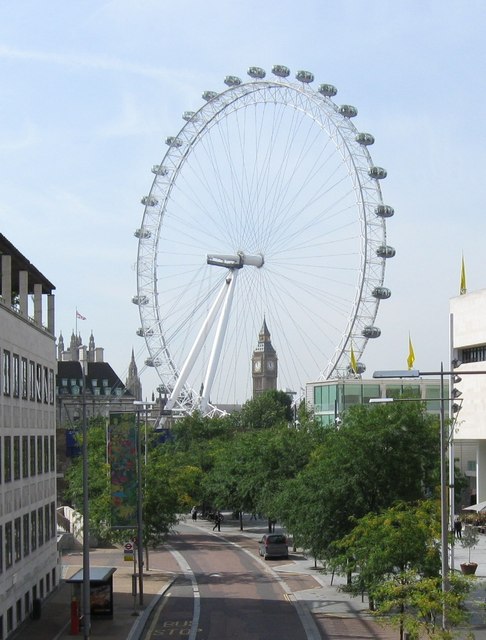 Big Ben Through The London Eye Derek Voller Cc By Sa 2 0 Geograph