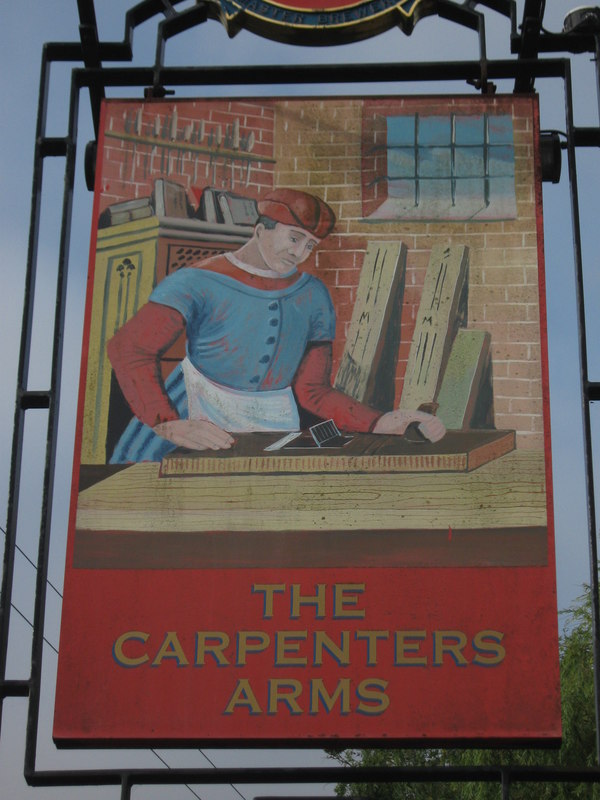 The Carpenters Arms Pub Sign Eastling David Anstiss Cc By Sa 2 0