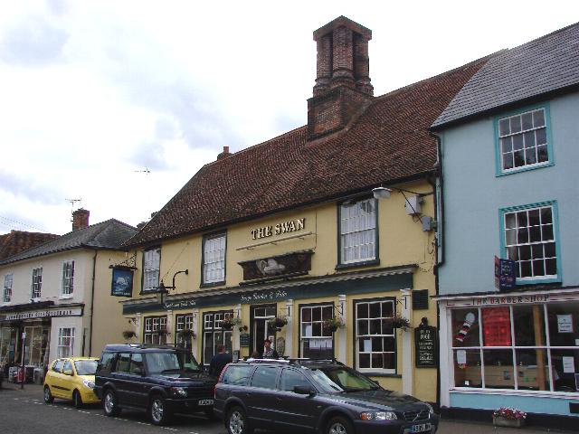 The Swan Clare Suffolk © Adrian S Pye Geograph Britain And Ireland