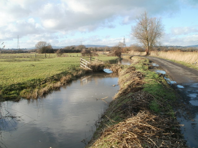 Bridge Across Greenlane Reen, Wentlooge © Jaggery Cc-by-sa 2.0 