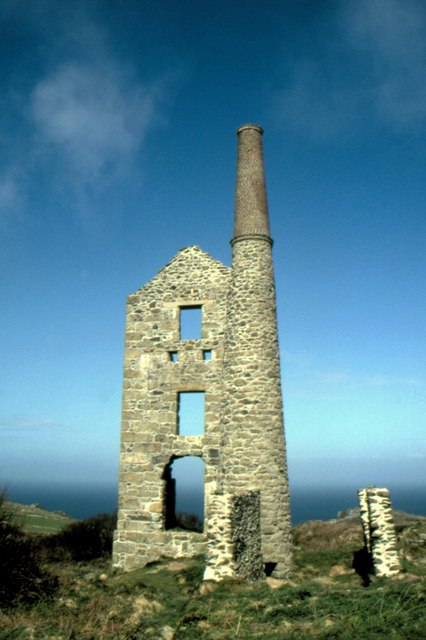 Carn Galver Mine - 1987 © Helmut Zozmann :: Geograph Britain And Ireland