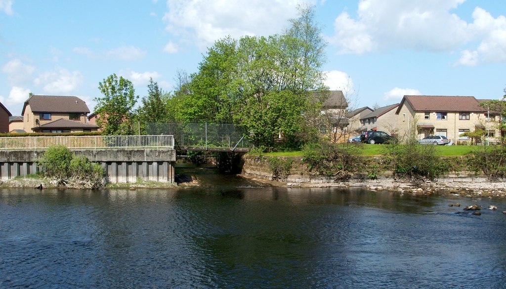 Burn Flowing Into The River Leven Lairich Rig Geograph Britain And