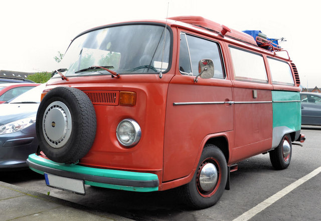 Volkswagen T2 camper van Belfast Successor to the T1 hippy van 