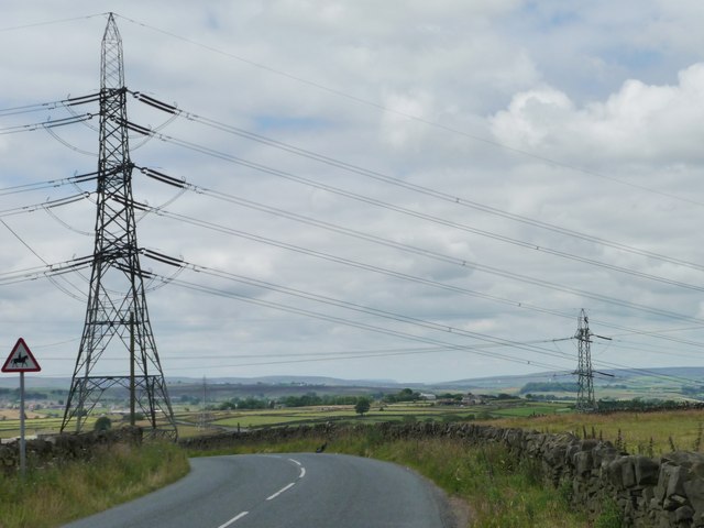Power Lines Crossing Old Allen Lane © Christine Johnstone Cc By Sa20 Geograph Britain And 6701
