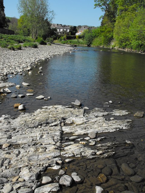 Exposed Bedrock In The River Severn © Penny Mayes :: Geograph Britain ...