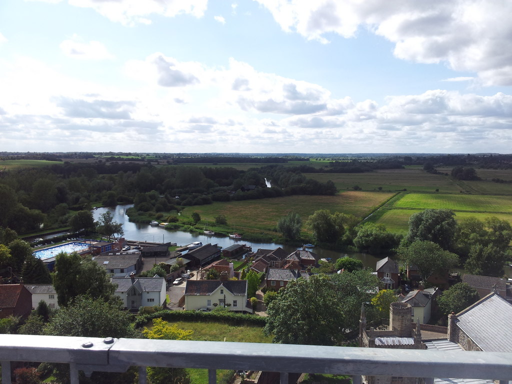 View From Beccles Church Tower 4 Helen Steed Geograph Britain And