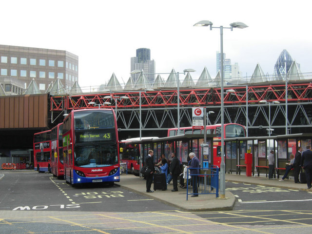 London bus station