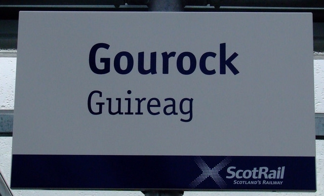 Gourock Station Sign Thomas Nugent Cc By Sa Geograph Britain