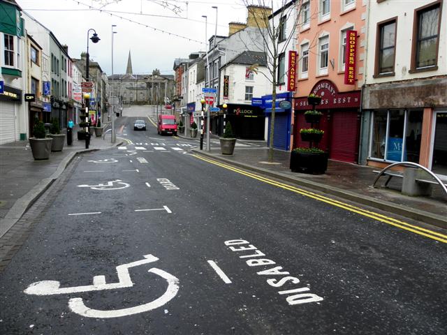 deserted high street