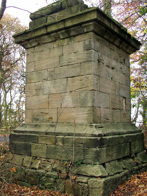 Obelisk base, near Delaval Hall