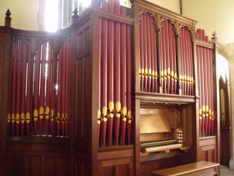 Pipe Organ St Mary S Church Staunton J Hannan Briggs Cc By Sa