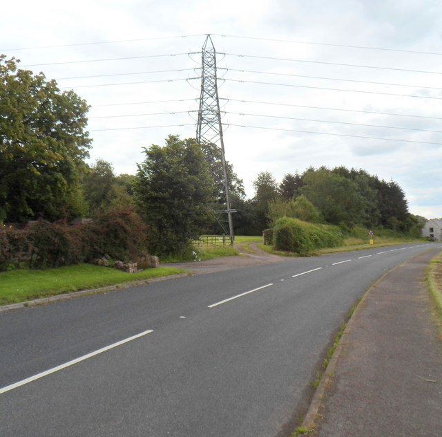 Electricity Pylon Penpergwm Jaggery Geograph Britain And Ireland