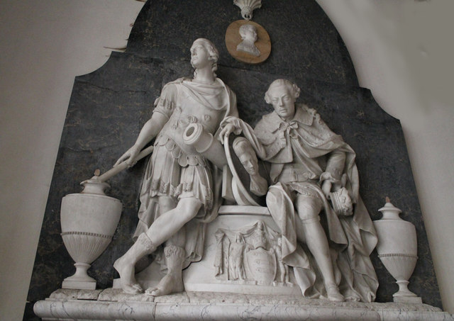 Memorial to 3rd & 4th Dukes of Ancaster, Edenham church