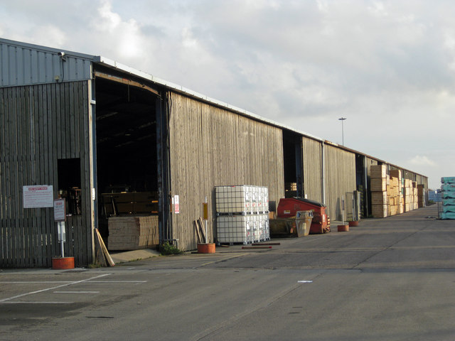 Storage Sheds at New Holland Dock