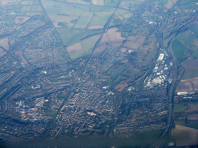 Winchester From The Air © M J Richardson Cc By Sa 2 0 Geograph Britain And Ireland