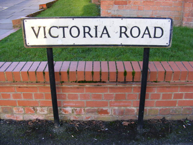 Victoria Road Sign © Adrian Cable Geograph Britain And Ireland