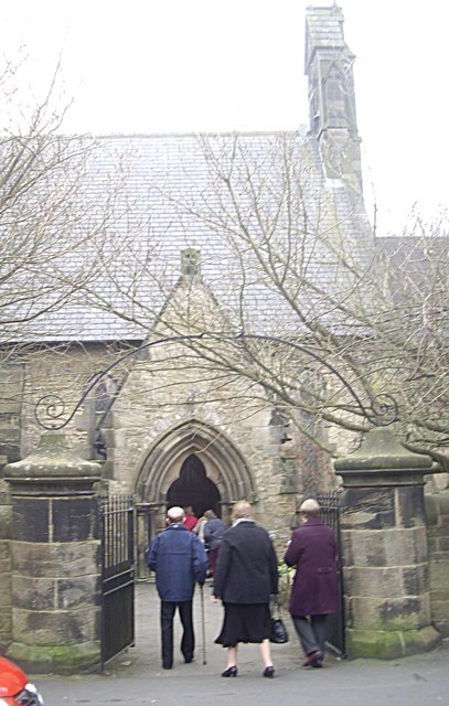 Gate Piers and Walls, Church of St Luke